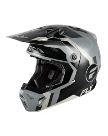 Детска мотокрос каска FLY RACING Formula CP Seal- Black/Grey/Light Grey