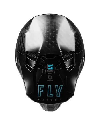Детска мотокрос каска FLY RACING Formula S Carbon Solid Helmet - Black 2025