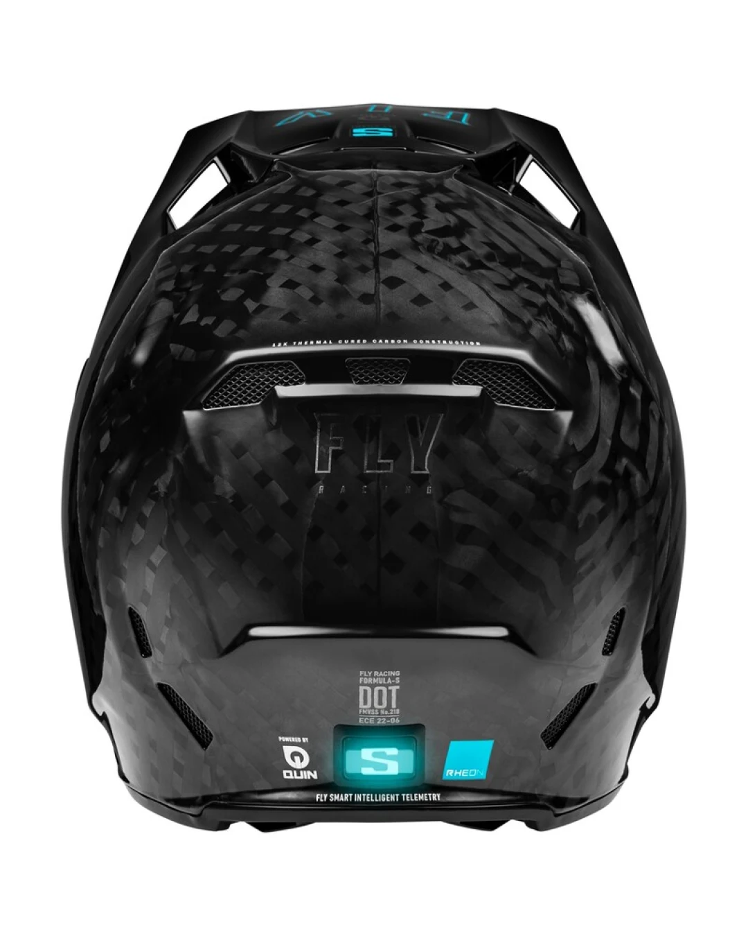Детска мотокрос каска FLY RACING Formula S Carbon Solid Helmet - Black 2025