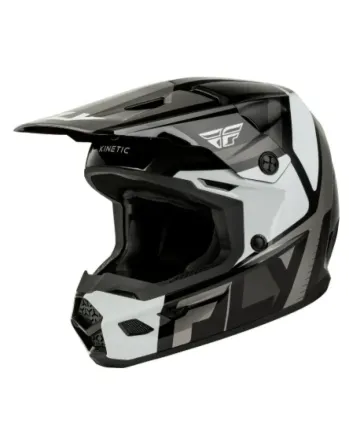 Детска мотокрос каска FLY RACING Kinetic Scrap Black/White/Grey