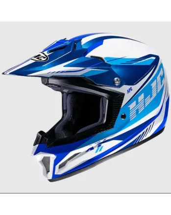 Детска мотокрос каска HJC CL-XY II DRIFT WHITE/BLUE