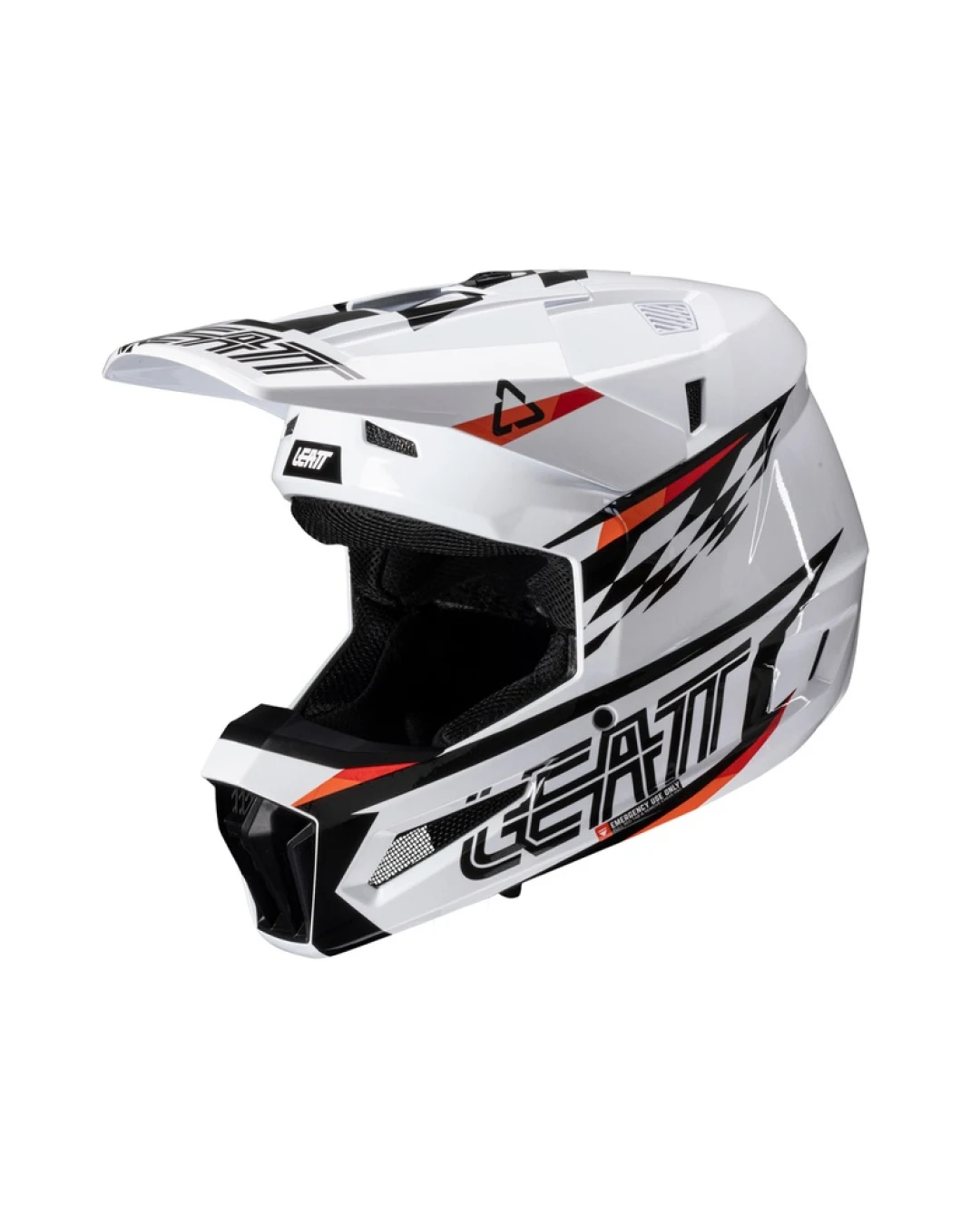 Детска мотокрос каска LEATT Kit Moto 3.5-White V25