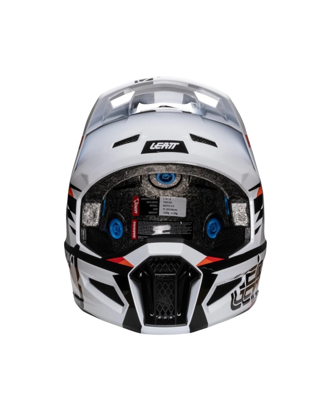 Детска мотокрос каска LEATT Kit Moto 3.5-White V25
