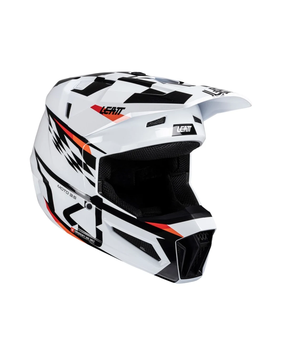 Детска мотокрос каска LEATT Kit Moto 3.5-White V25
