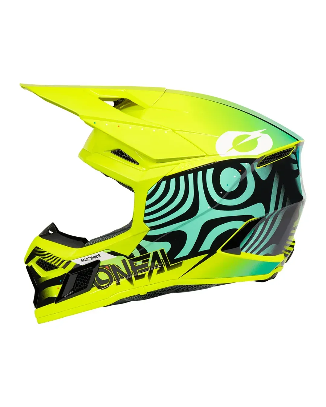 Детска мотокрос каска O'NEAL 3SERIES NOVA NEON YELLOW V.27
