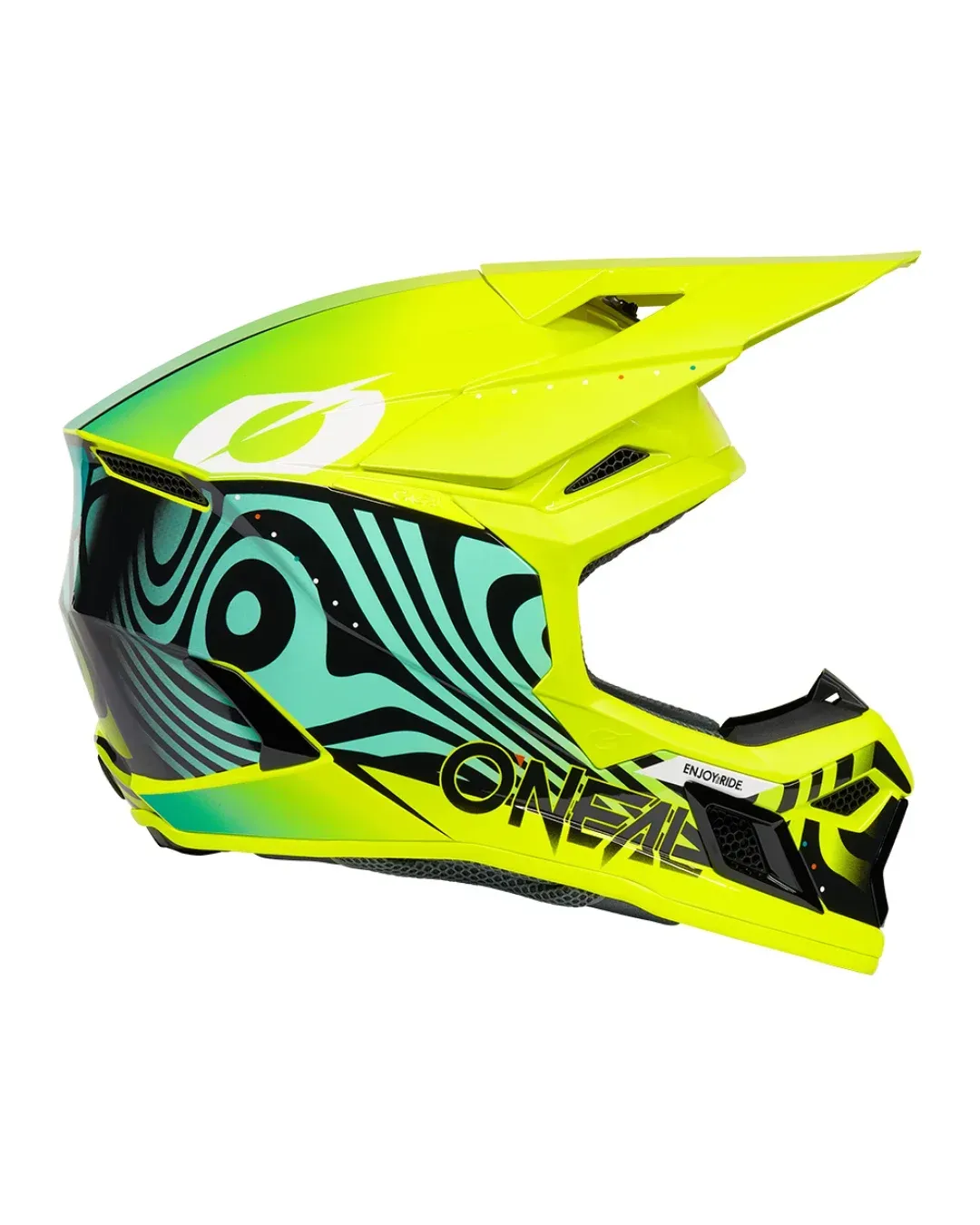 Детска мотокрос каска O'NEAL 3SERIES NOVA NEON YELLOW V.27