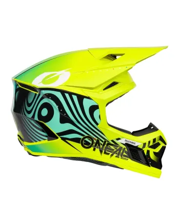 Детска мотокрос каска O'NEAL 3SERIES NOVA NEON YELLOW V.27