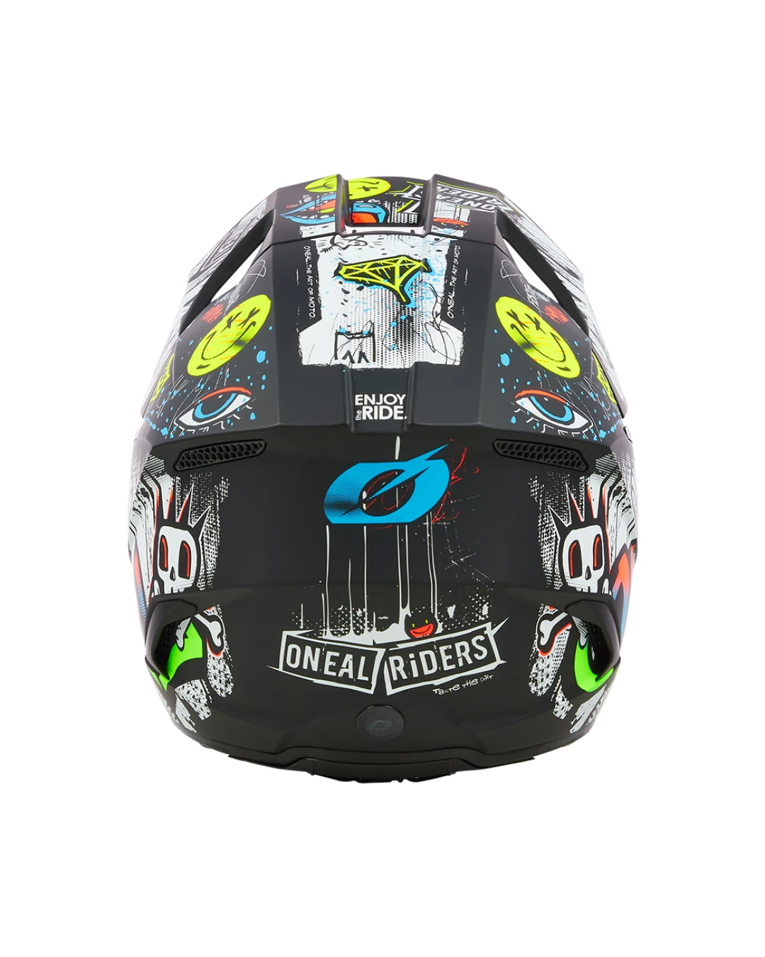 Детска мотокрос каска O'NEAL 3SERIES RANCID BLACK/WHITE V.24