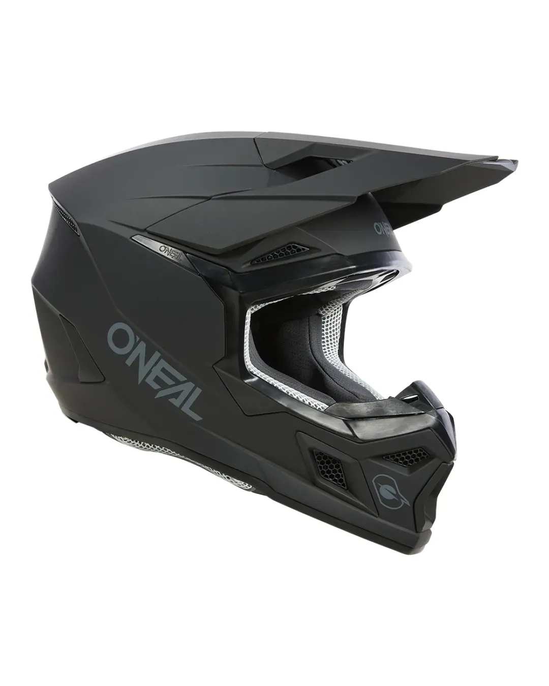 Детска мотокрос каска O'NEAL 3SERIES SOLID BLACK V.24