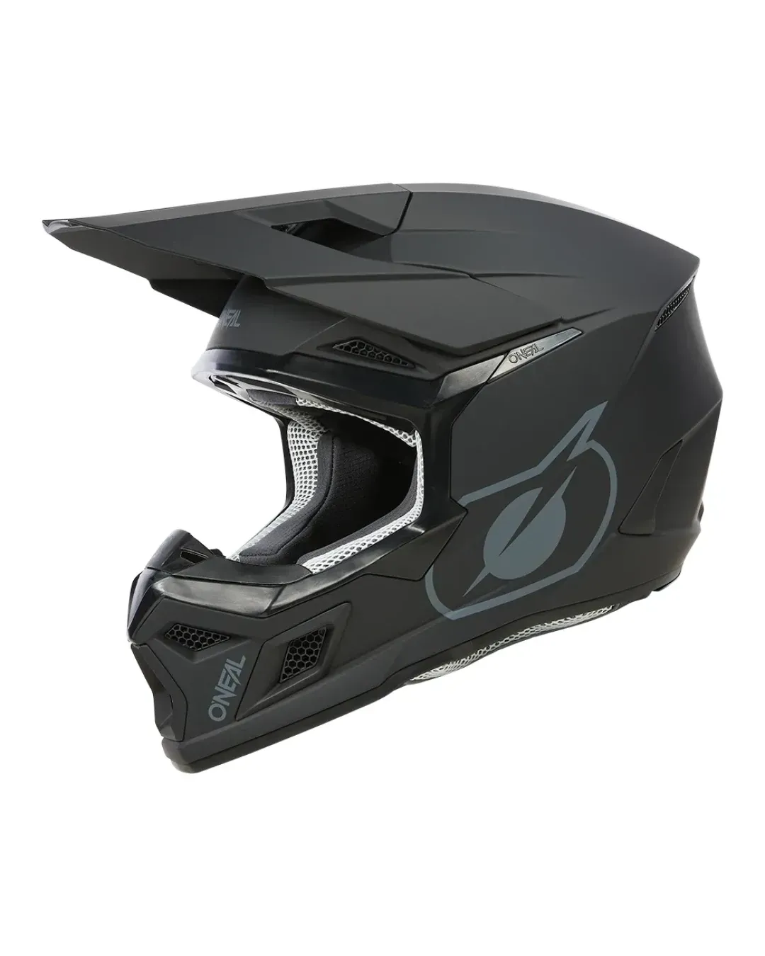Детска мотокрос каска O'NEAL 3SERIES SOLID BLACK V.24