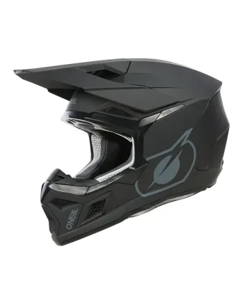 Детска мотокрос каска O'NEAL 3SERIES SOLID BLACK V.24
