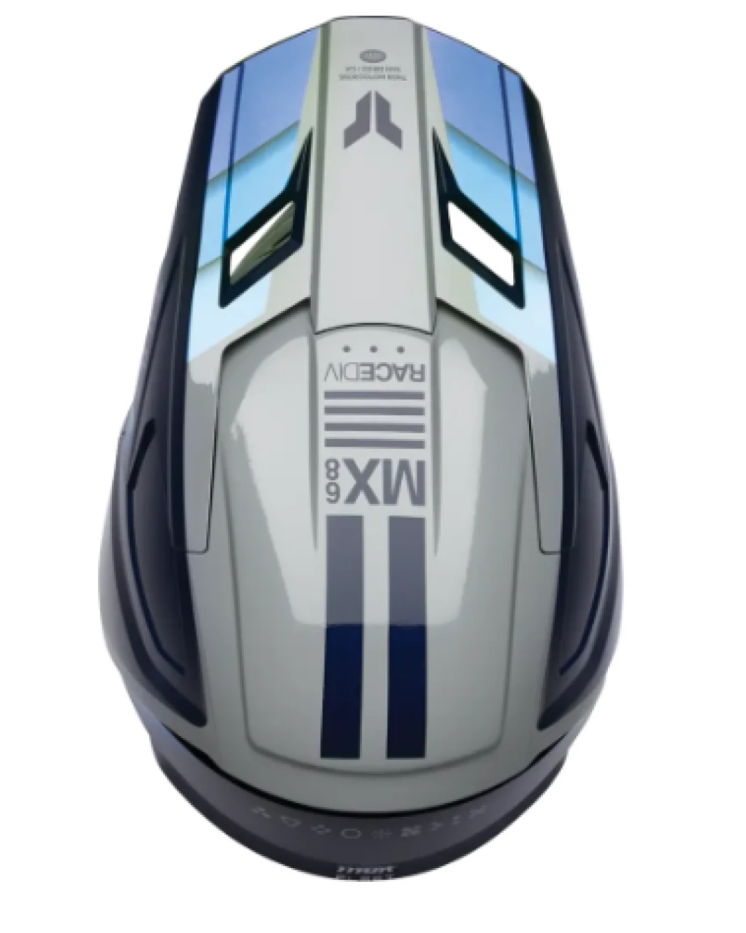 Детска мотокрос каска THOR FLEET DEFY BL/GY