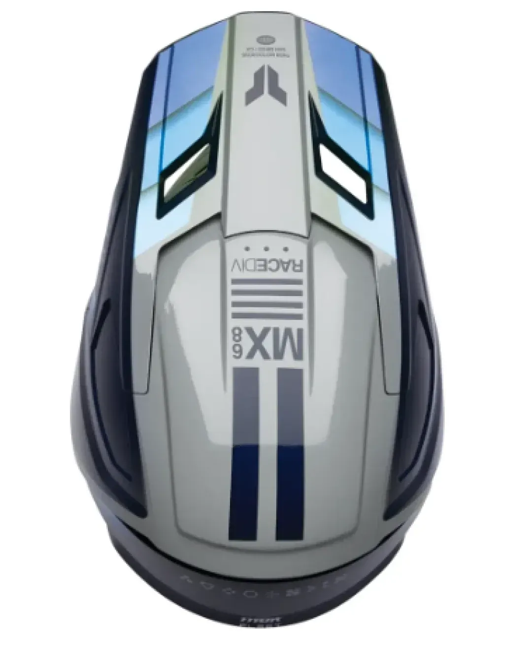 Детска мотокрос каска THOR FLEET DEFY BL/GY