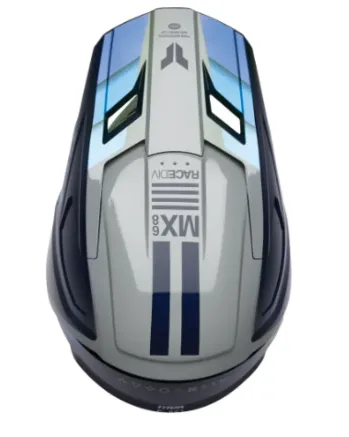 Детска мотокрос каска THOR FLEET DEFY BL/GY