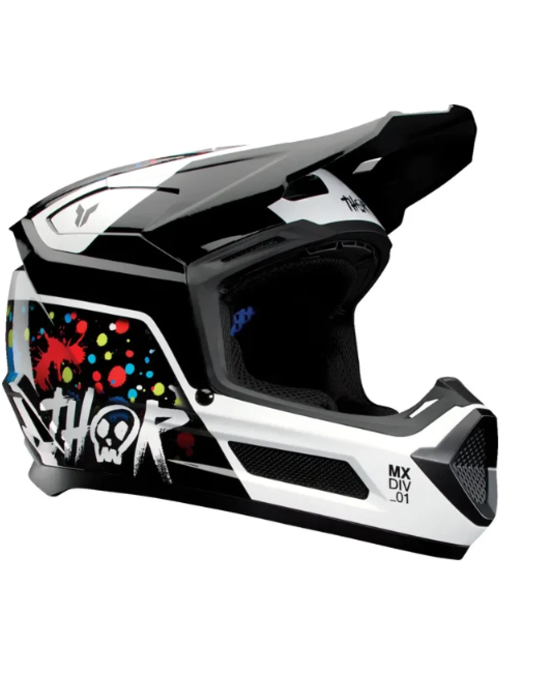 Детска мотокрос каска THOR FLEET SPLAT BLACK