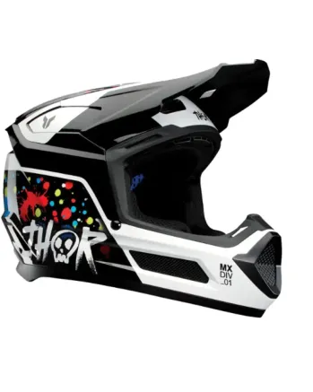 Детска мотокрос каска THOR FLEET SPLAT BLACK