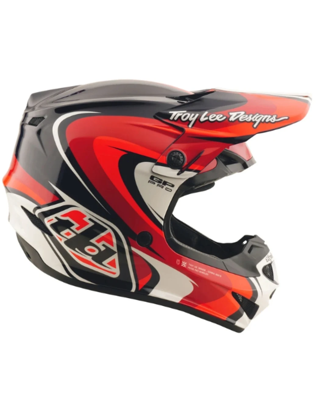 Детска мотокрос каска TROY LEE DESIGNS GP Pro Crossover Helmet - Black/Red