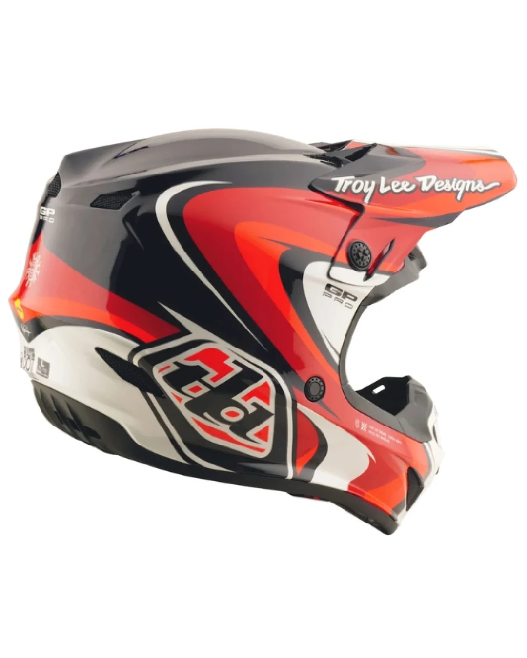 Детска мотокрос каска TROY LEE DESIGNS GP Pro Crossover Helmet - Black/Red