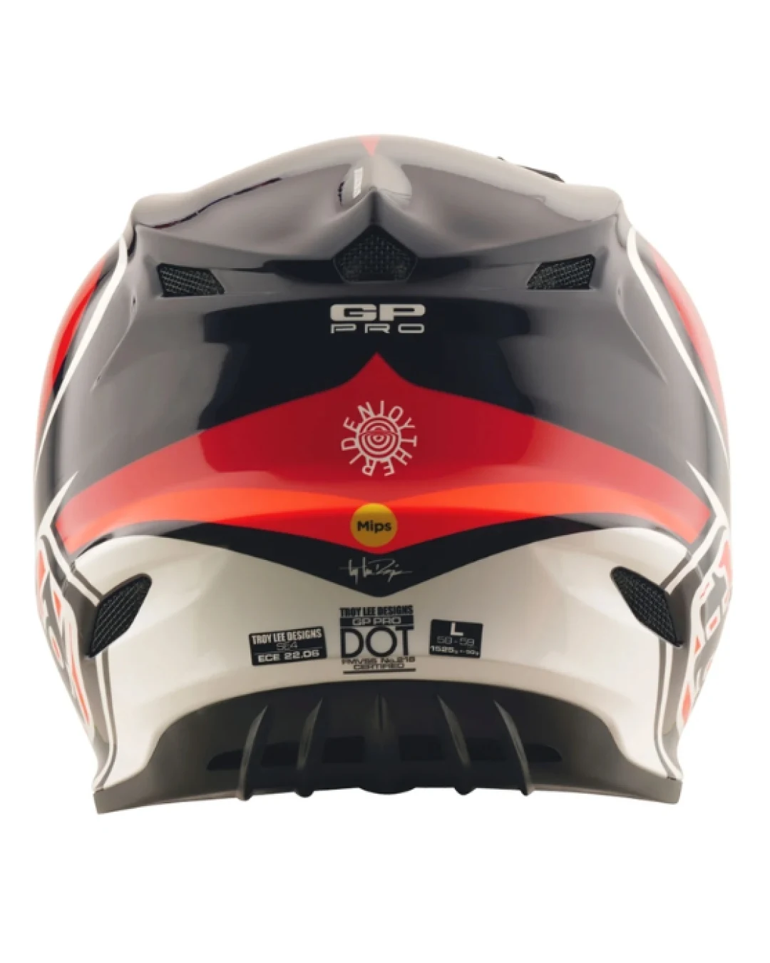 Детска мотокрос каска TROY LEE DESIGNS GP Pro Crossover Helmet - Black/Red