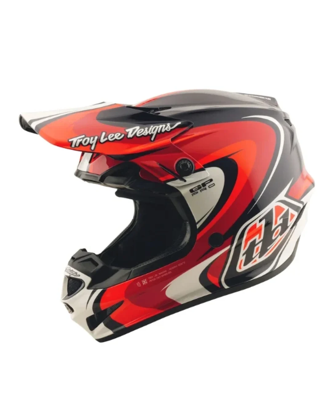 Детска мотокрос каска TROY LEE DESIGNS GP Pro Crossover Helmet - Black/Red