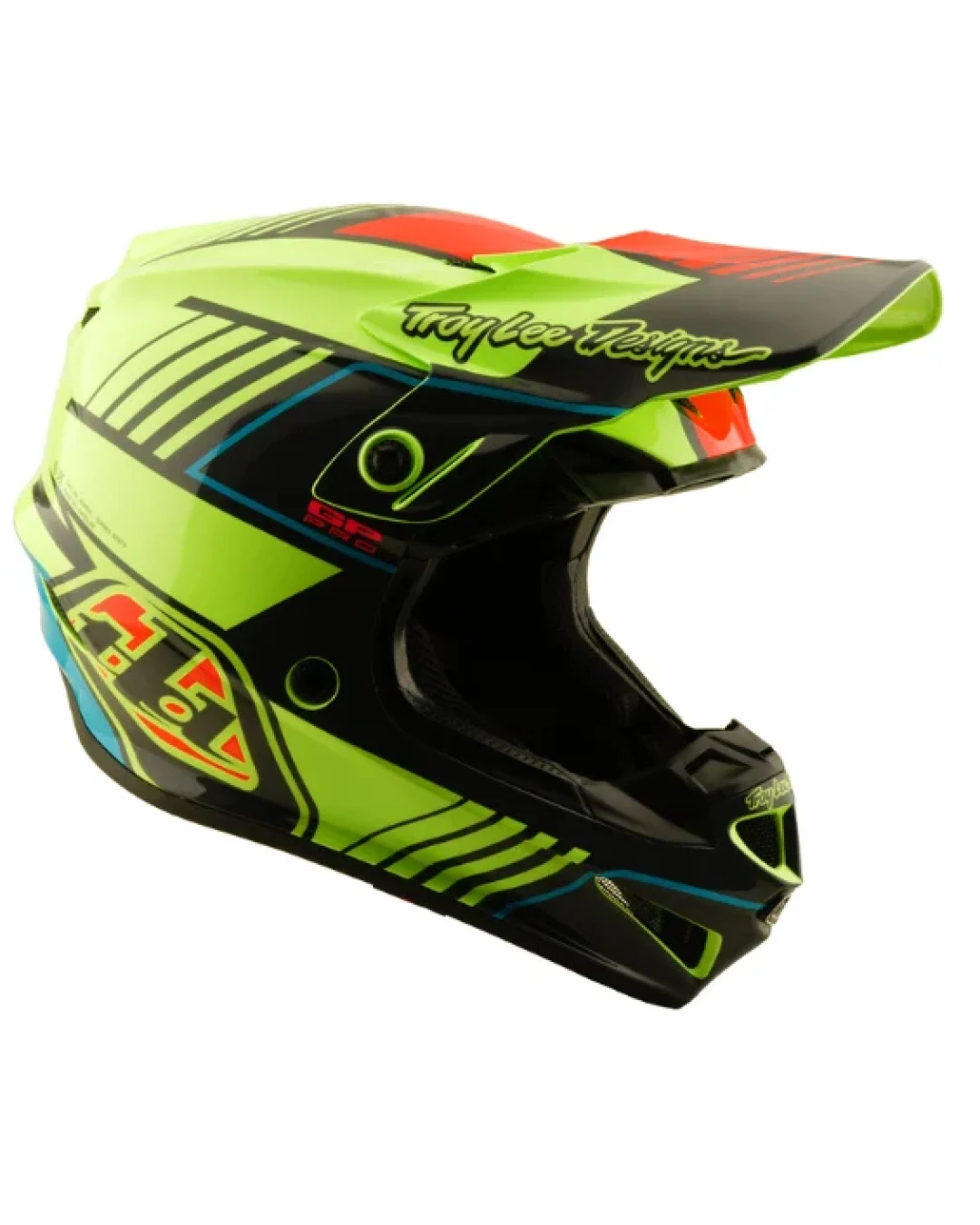 Детска мотокрос каска TROY LEE DESIGNS GP Pro Segment - Yellow