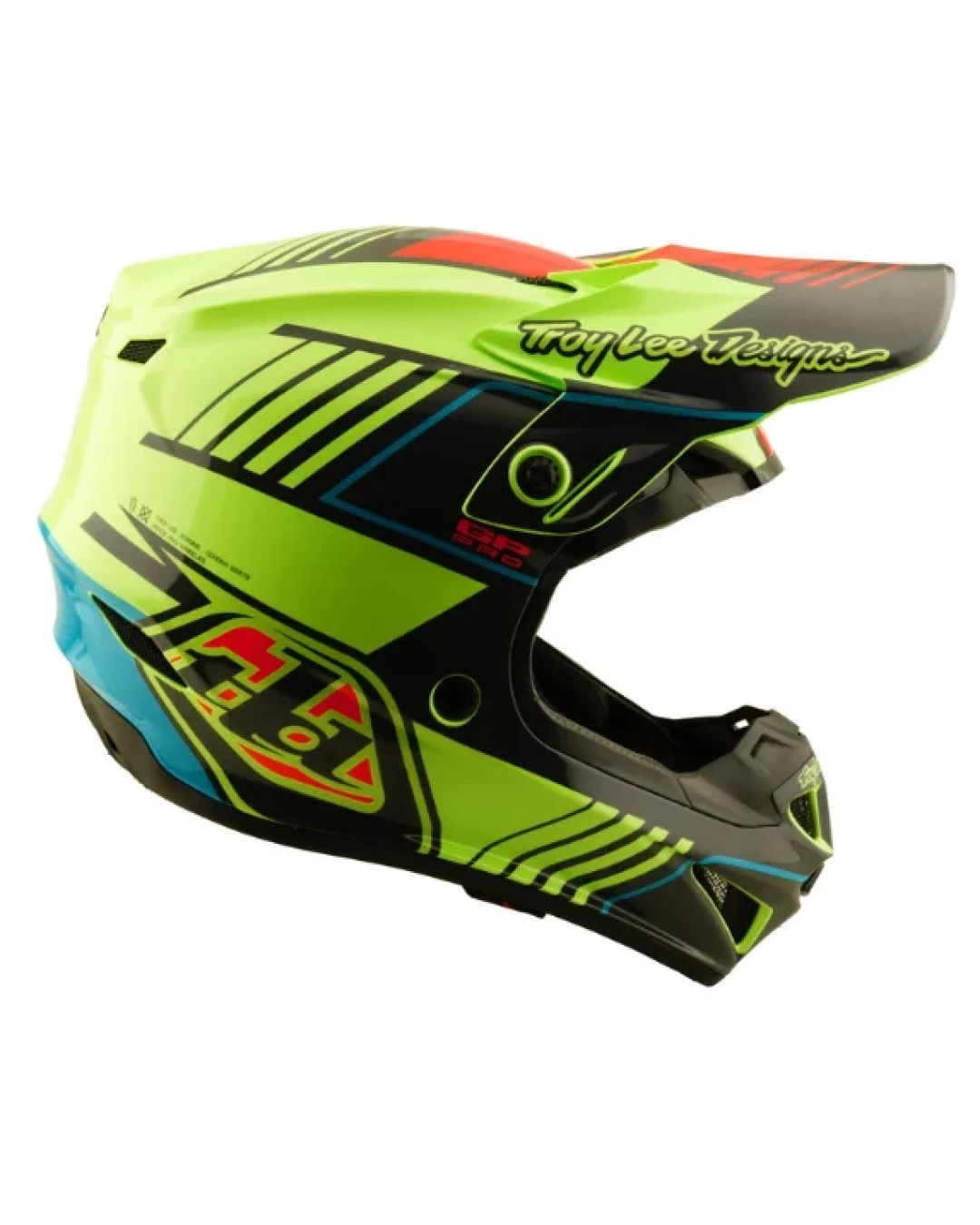 Детска мотокрос каска TROY LEE DESIGNS GP Pro Segment - Yellow