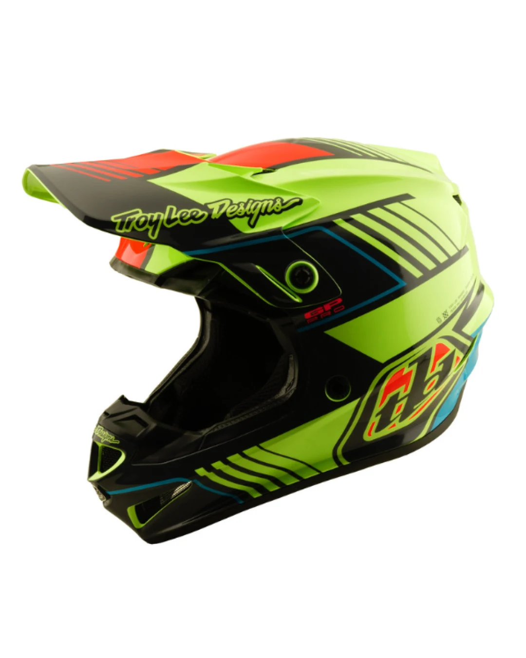 Детска мотокрос каска TROY LEE DESIGNS GP Pro Segment - Yellow