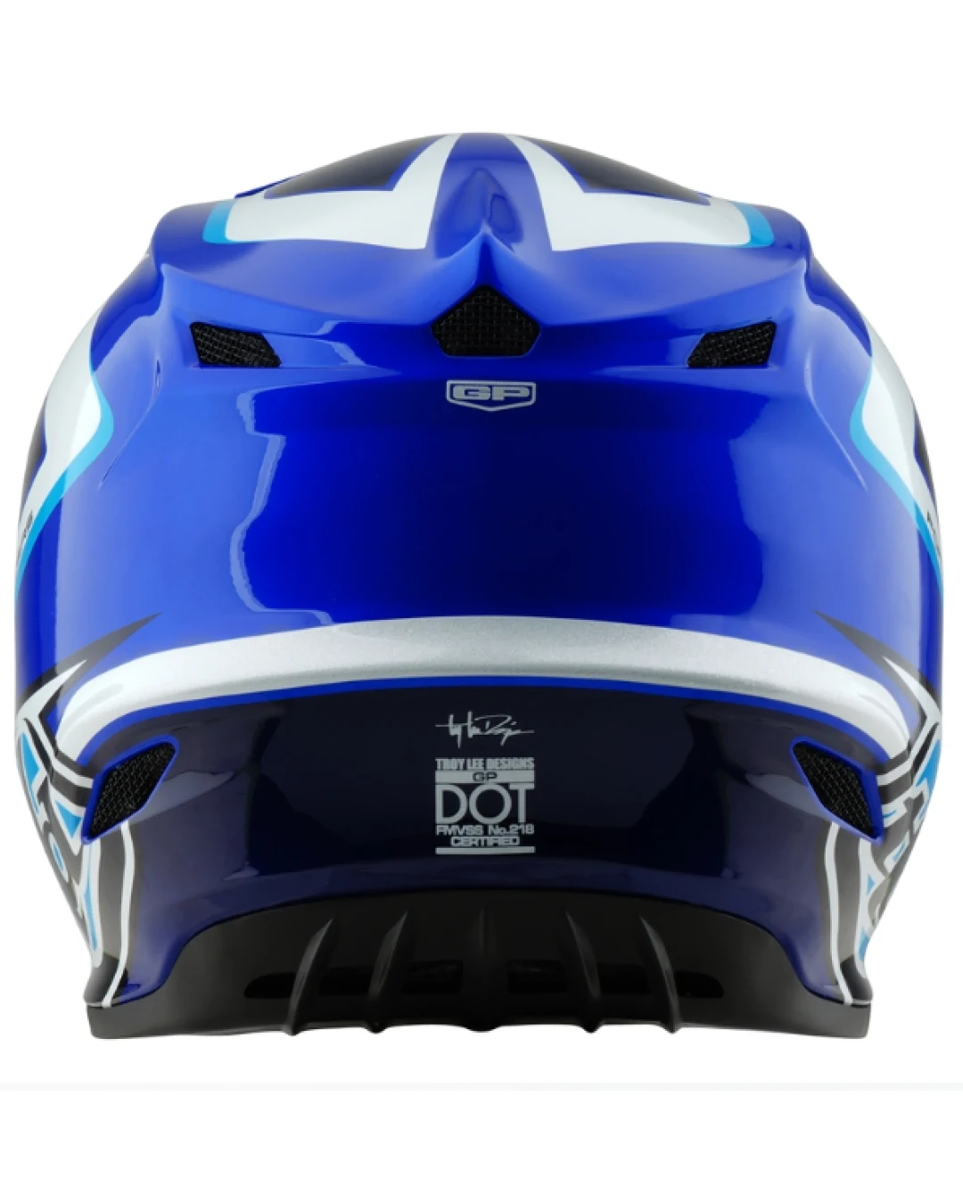 Детска мотокрос каска TROY LEE DESIGNS GP Shutter - Blue/White