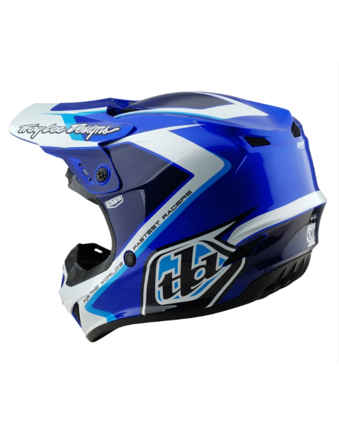 Детска мотокрос каска TROY LEE DESIGNS GP Shutter - Blue/White
