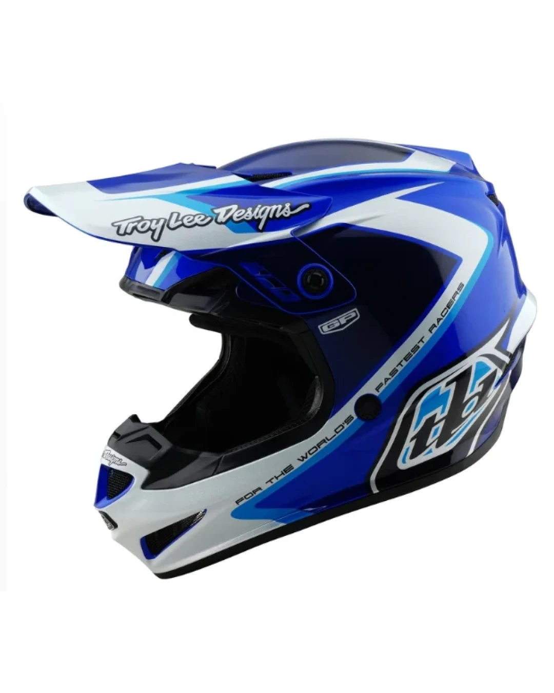 Детска мотокрос каска TROY LEE DESIGNS GP Shutter - Blue/White