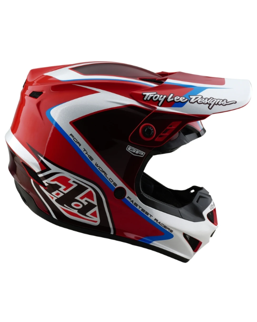 Детска мотокрос каска TROY LEE DESIGNS GP Shutter - Red/White