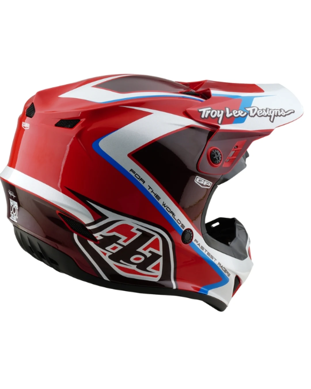 Детска мотокрос каска TROY LEE DESIGNS GP Shutter - Red/White