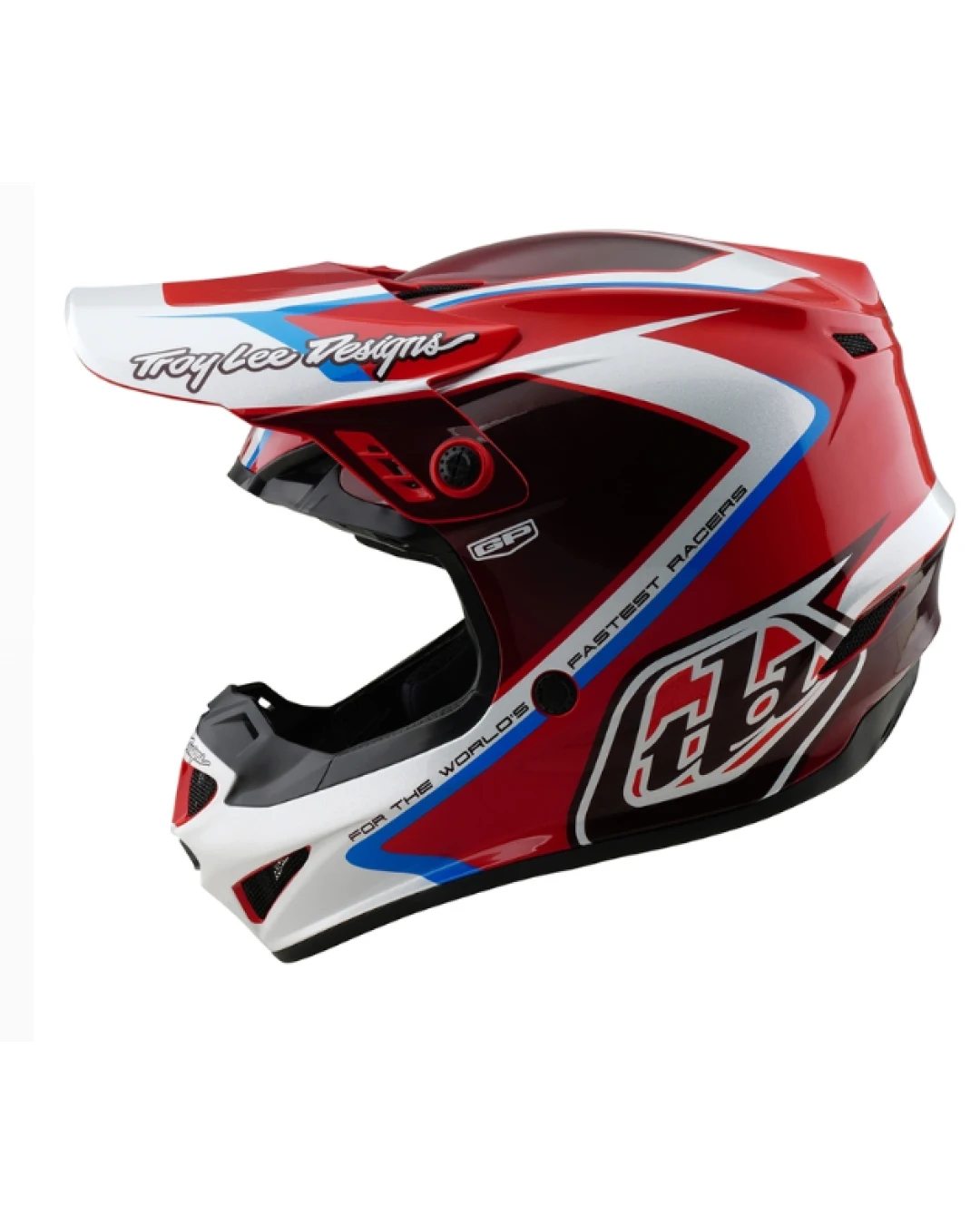 Детска мотокрос каска TROY LEE DESIGNS GP Shutter - Red/White
