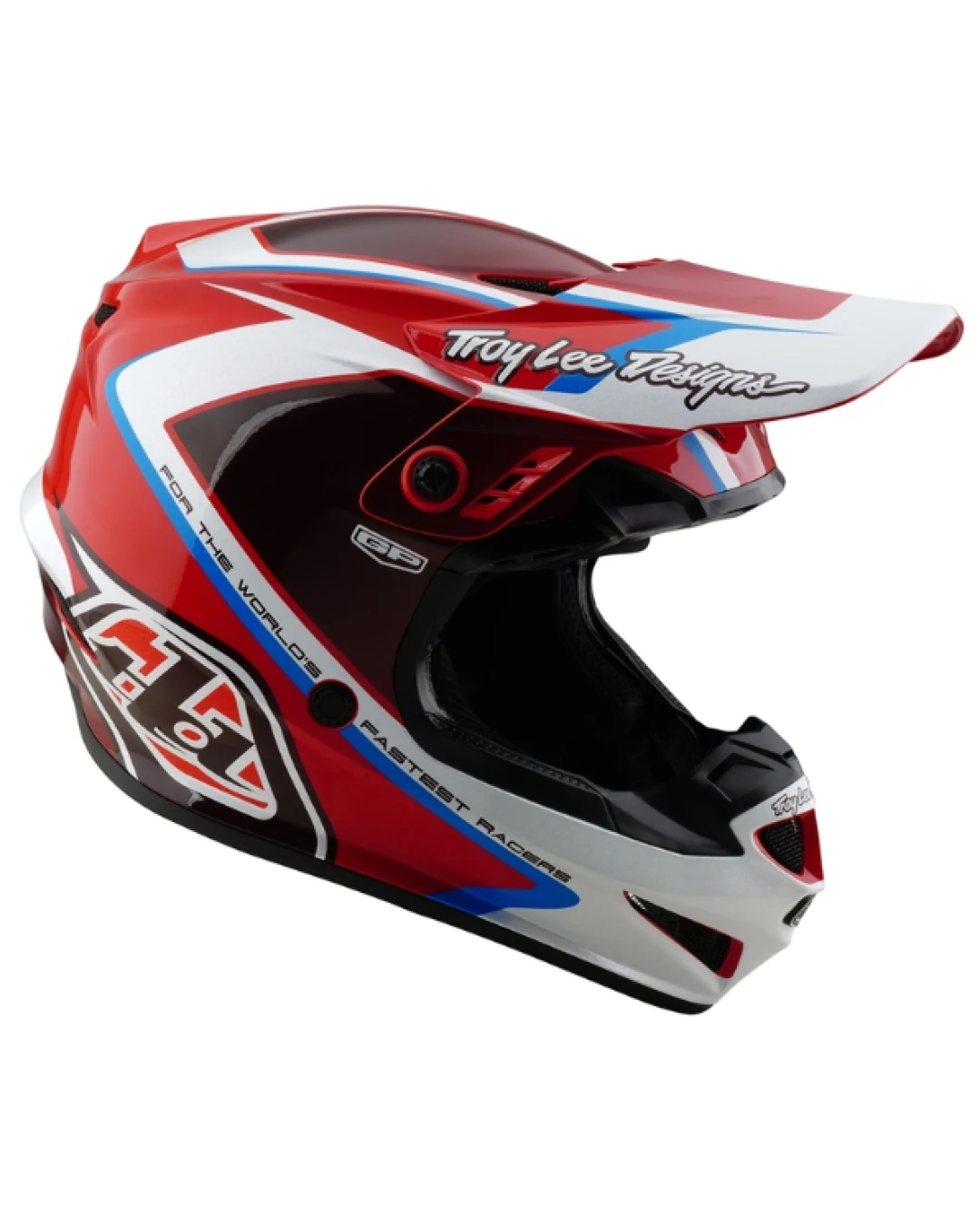 Детска мотокрос каска TROY LEE DESIGNS GP Shutter - Red/White
