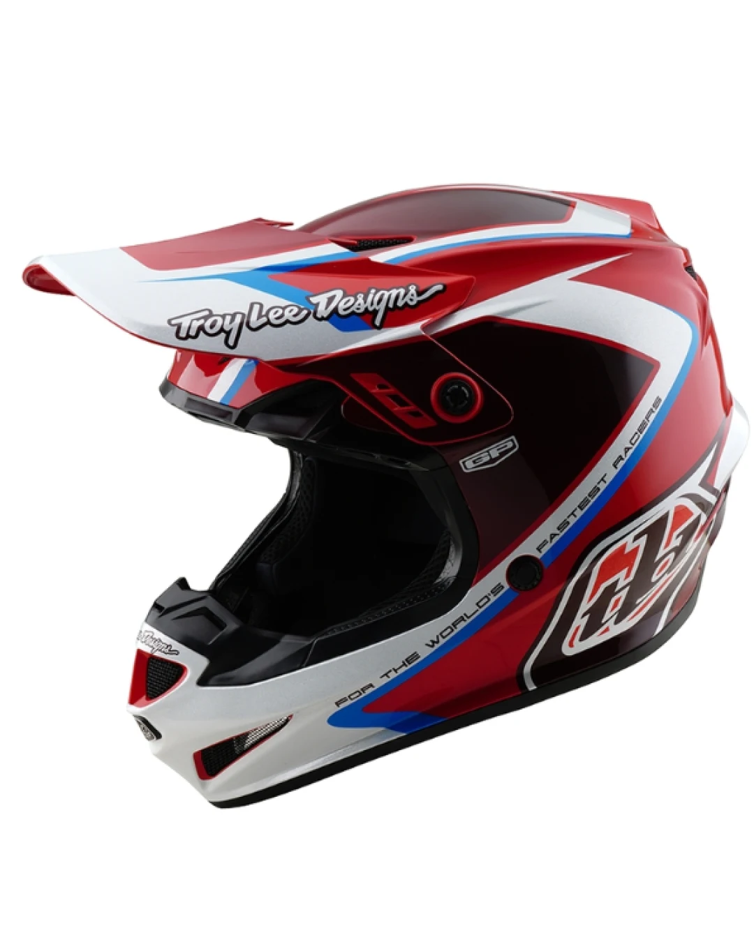 Детска мотокрос каска TROY LEE DESIGNS GP Shutter - Red/White