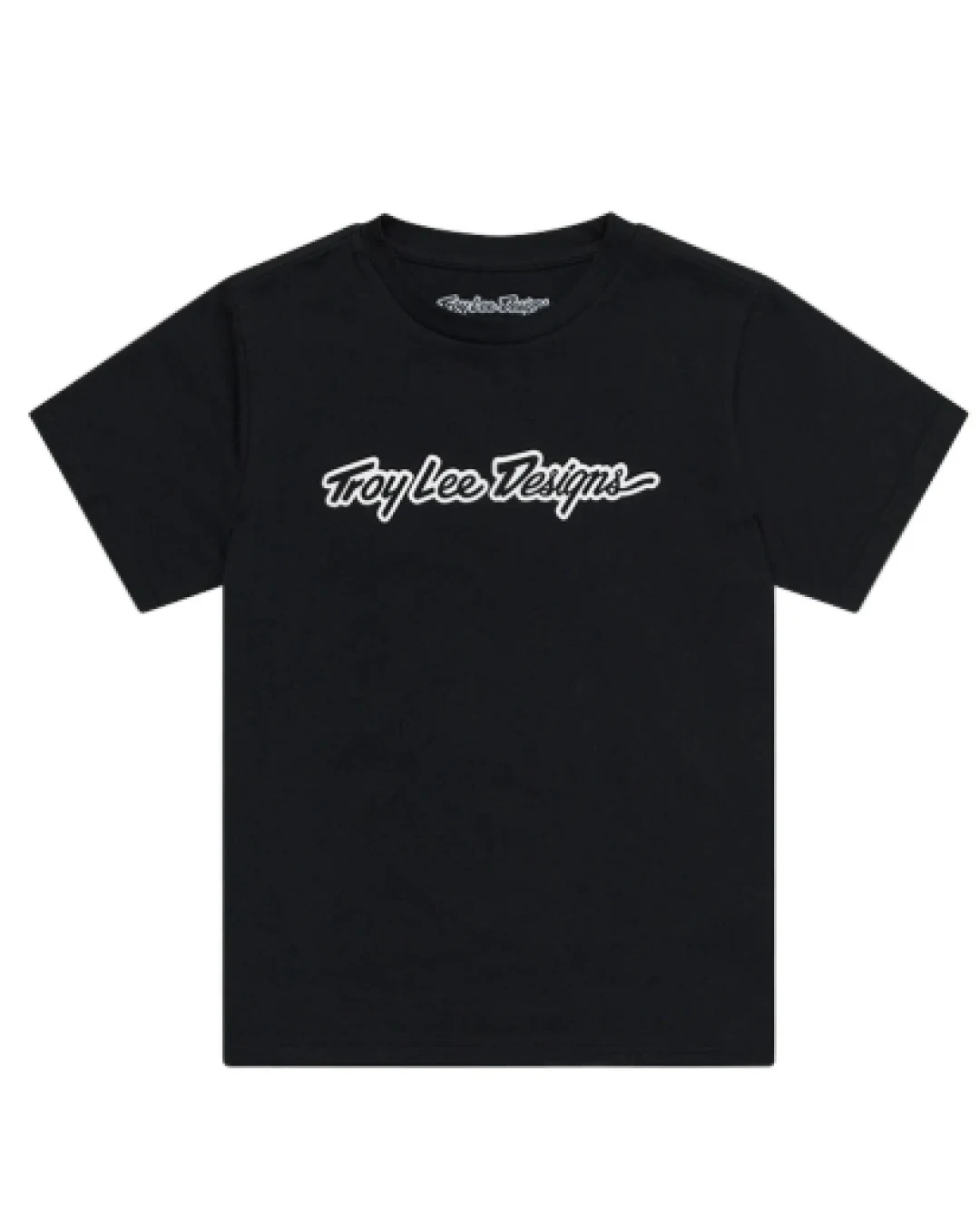 Детска тениска TROY LEE DESIGNS Signature - Black