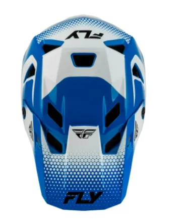 Детска вело каска FLY RACING Rayce Sonar - Blue/White/Black