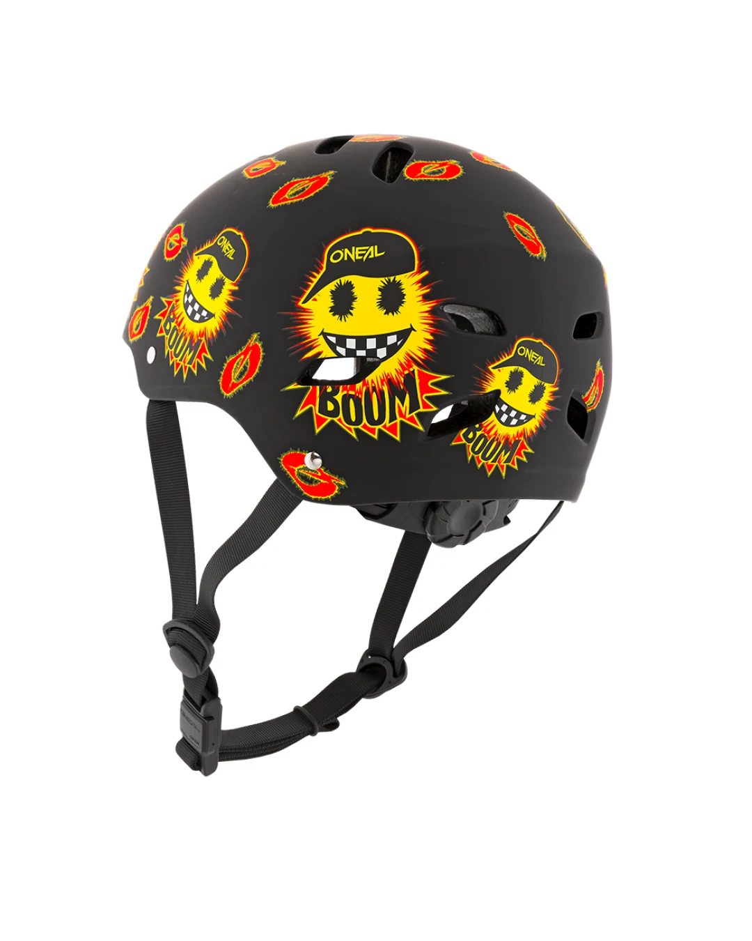 Детска вело каска O'NEAL DIRT LID EMOJI BLACK/YELLOW