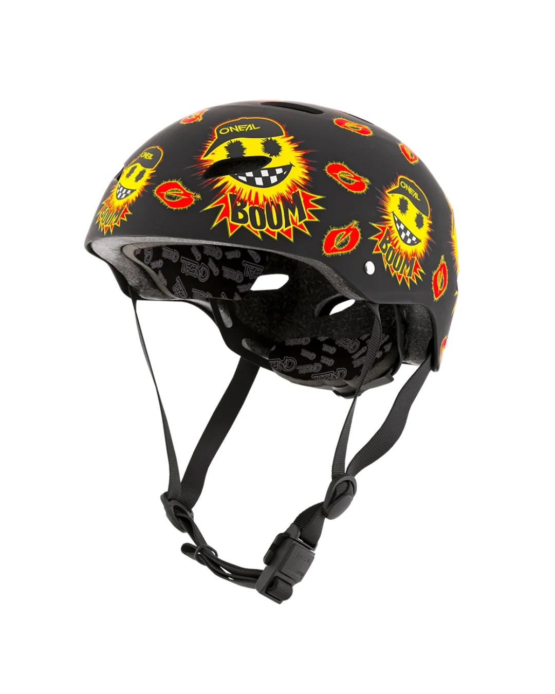 Детска вело каска O'NEAL DIRT LID EMOJI BLACK/YELLOW