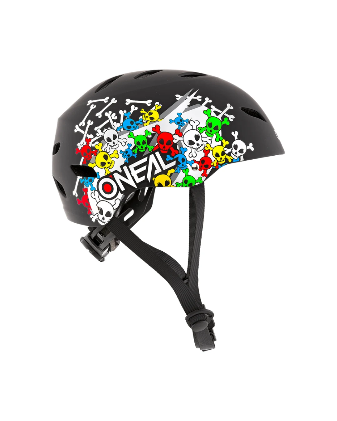 Детска вело каска O'NEAL DIRT LID SKULLS BLACK/MULTI