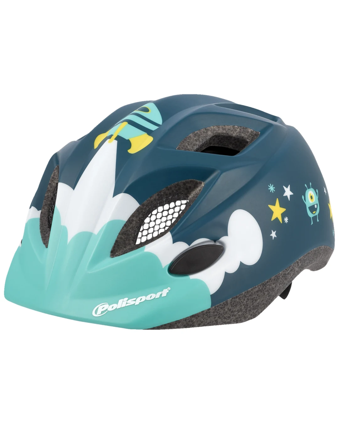 Детска вело каска POLISPORT SPACESHIP BLUE