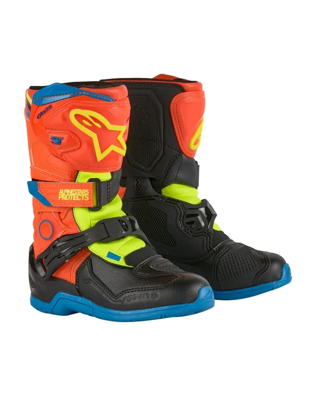 Детски мотокрос ботуши ALPINESTARS Tech 3S KIDS OR/BL/Y