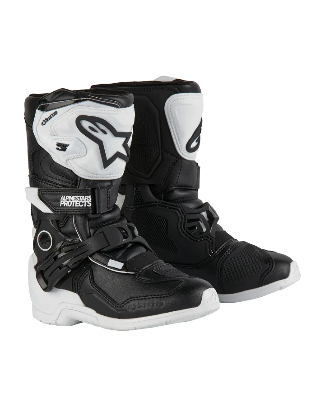 Детски мотокрос ботуши ALPINESTARS Tech 3S KIDS WHT/BLK