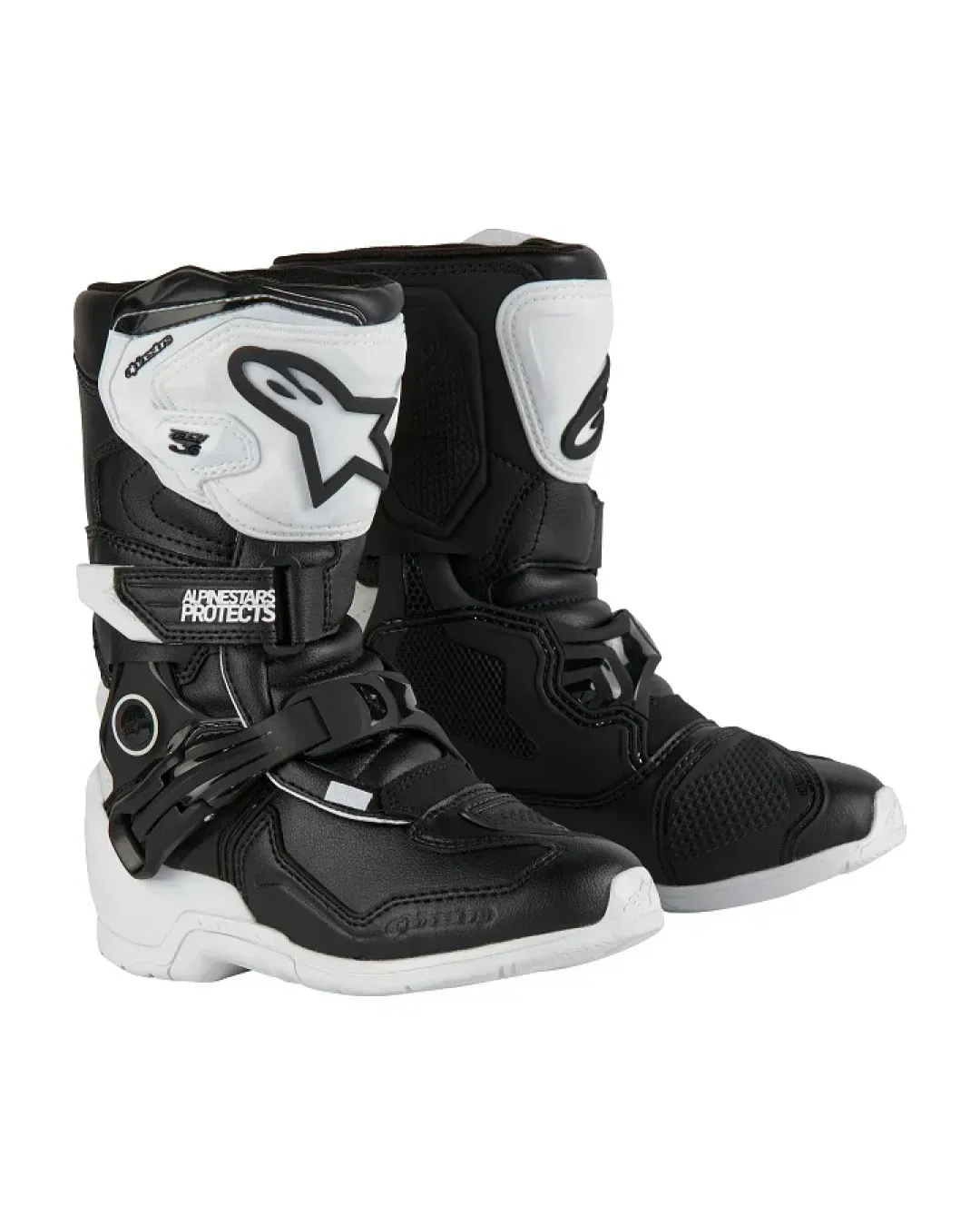 Детски мотокрос ботуши ALPINESTARS Tech 3S KIDS WHT/BLK