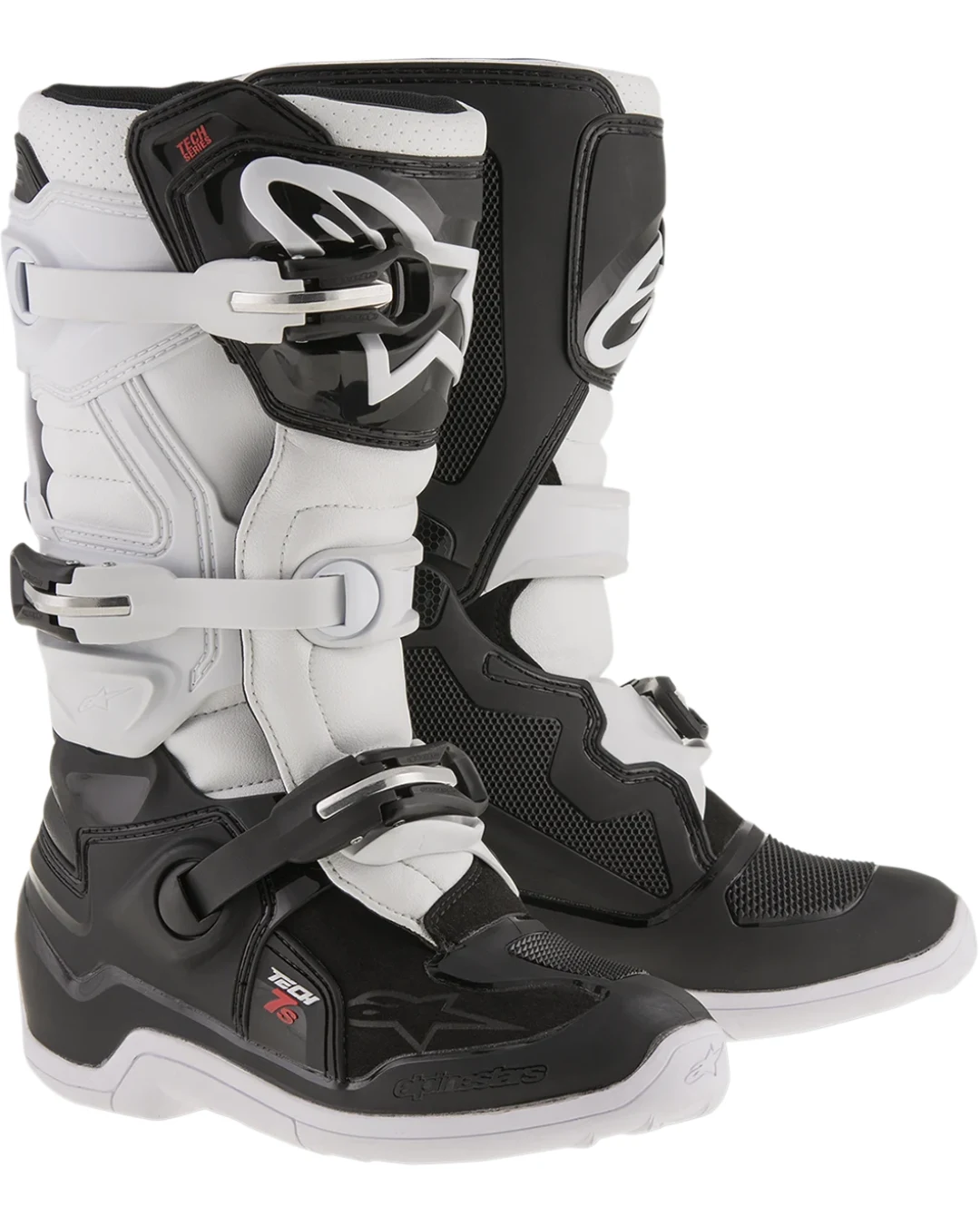 Детски мотокрос ботуши Alpinestars TECH 7S BLACK/WHITE