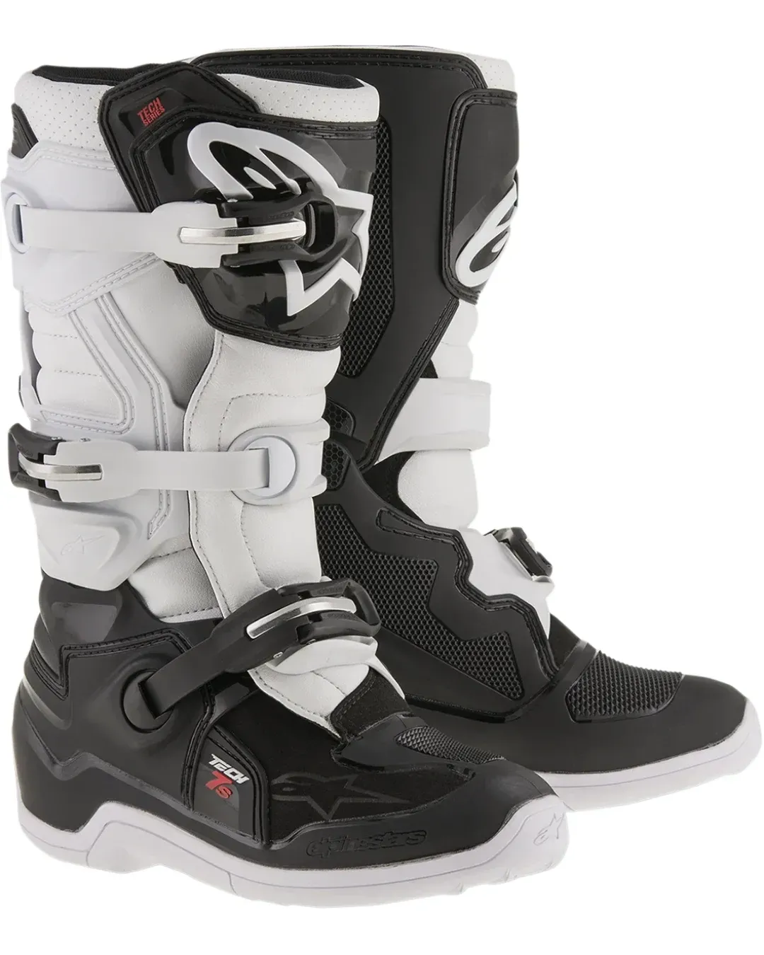 Детски мотокрос ботуши Alpinestars TECH 7S BLACK/WHITE