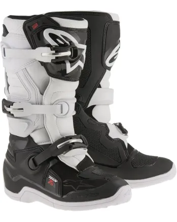 Детски мотокрос ботуши Alpinestars TECH 7S BLACK/WHITE