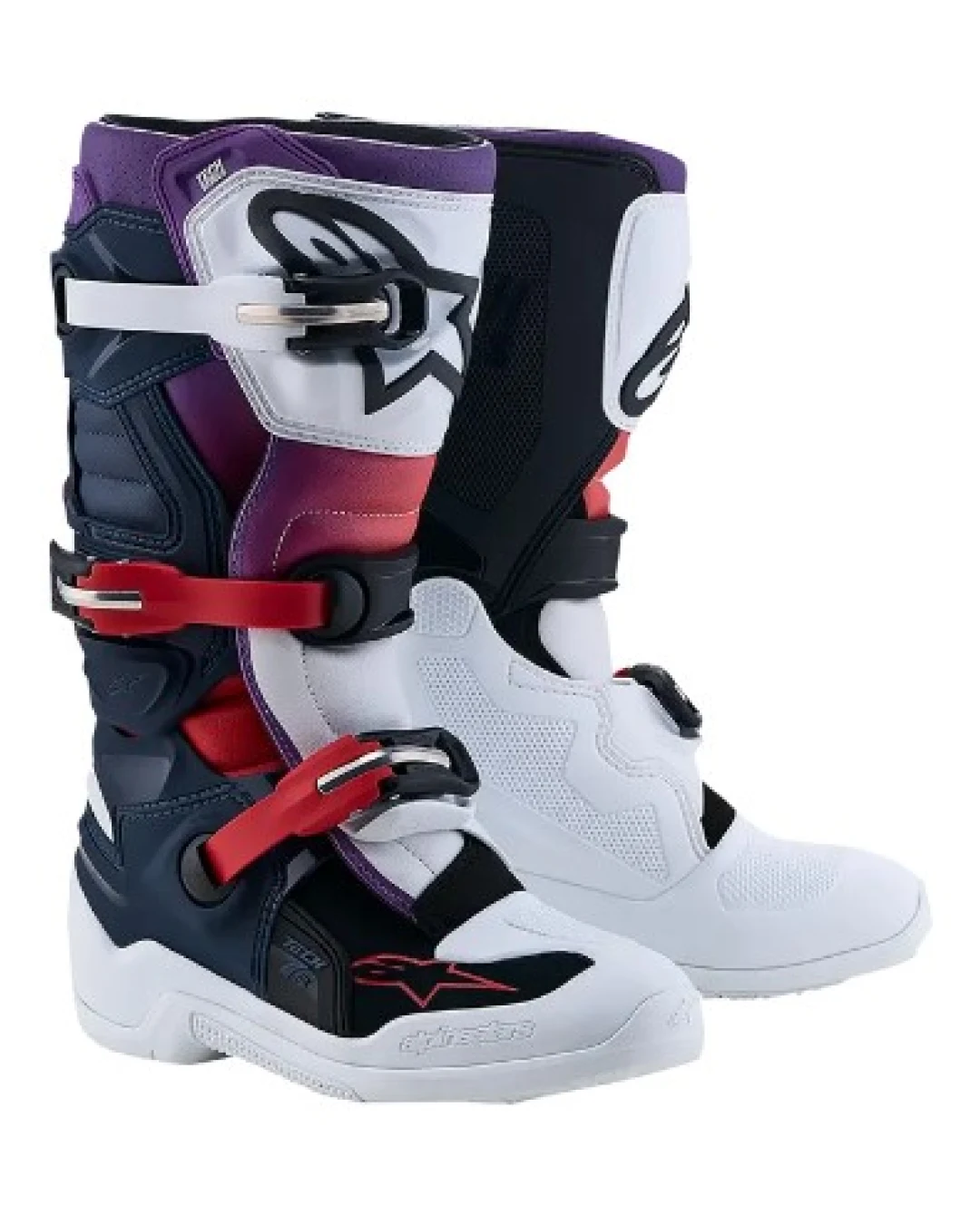 Детски мотокрос ботуши Alpinestars TECH 7S DK BL/WHT/BLK