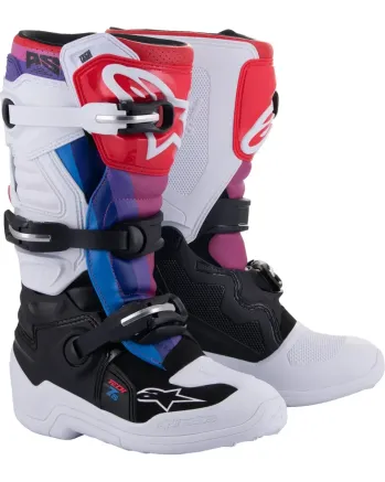 Детски мотокрос ботуши ALPINESTARS TECH 7S W/B/RAINBOW