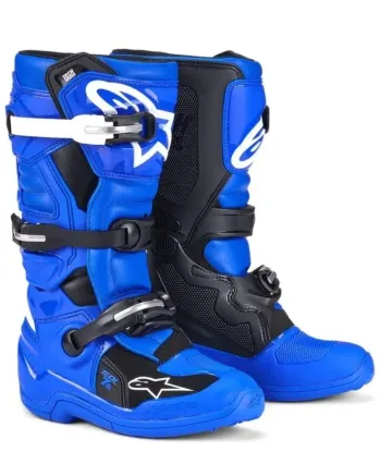 Детски мотокрос ботуши Alpinestars TECH Tech 7S BLUE/BLACK/WHITE